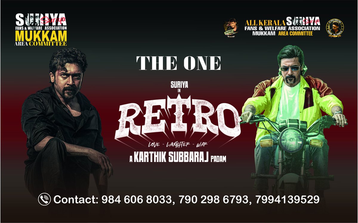 JishnuJj13's tweet photo. THE ONE is coming ..
Tomorrow - #waiting 💥🔥
#aksf #mukkamsuriyafans #kerala
#suriya #suriyafans #nadippinnayakan
#retro #may1 #TheOne https://t.co/jTmMlQA1rA