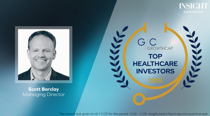 Congratulations to Insight Managing Director Scott Barclay on being named to <a href="/GrowthCapCo/">GrowthCap</a>’s list of Top Healthcare Investors for 2025! We’re thrilled to see his dedication to his founders, portfolio companies, and Insight colleagues recognized. insightpartners.com/ideas/award-gr…