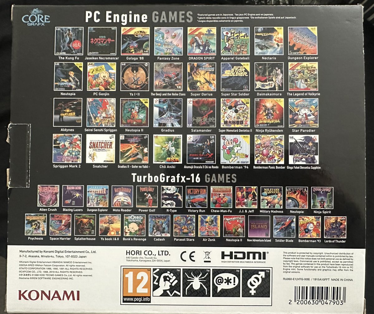 Geeky_Guys's tweet photo. Treated myself to a PC Engine Core Grfx Mini Console, it’s time for some classic Japanese gaming &amp; some perfect arcade ports gaming too! 😀 📺 🎮

#pcengine #turbografx16 #TurboGrafx
#coregrfx #gaming #gamer #videogaming #classicconsole #japanesegames https://t.co/2nXGSvexwh