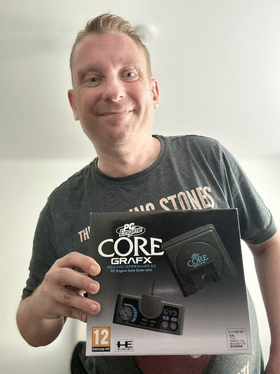 Geeky_Guys's tweet photo. Treated myself to a PC Engine Core Grfx Mini Console, it’s time for some classic Japanese gaming &amp; some perfect arcade ports gaming too! 😀 📺 🎮

#pcengine #turbografx16 #TurboGrafx
#coregrfx #gaming #gamer #videogaming #classicconsole #japanesegames https://t.co/2nXGSvexwh