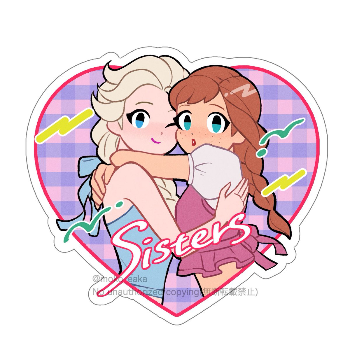 姉妹ステッカーも作りました🩵🩷

#TOONMIX #SUPERTOONMIX