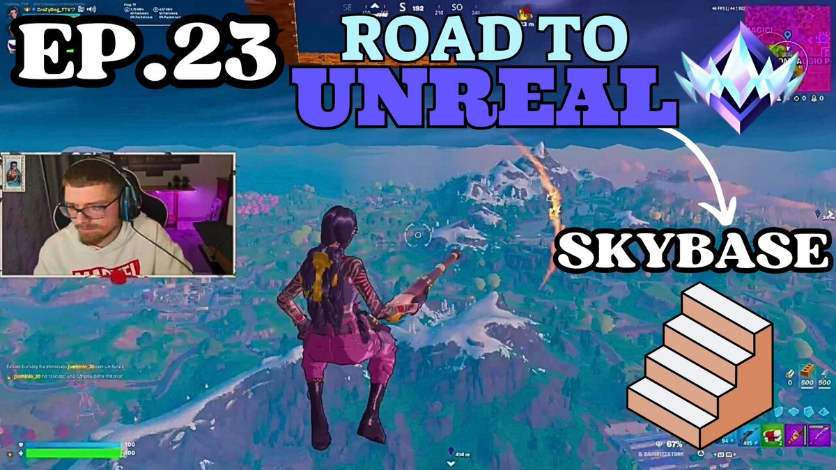 CrazydogT's tweet photo. EP.23 ROAD TO UNREAL IN TRIO ARRIVA GIA LA PRIMA WIN
BOYS IL 23° EPISODIO È FUORI ORA SU YOUTUBE!👀
ANDATE A VEDERLO!🔥
LINK IN BIO DI YOUTUBE!❤️🔥
#youtube #newvideo #fortnite #skybase #ranked #unreal #clipdivertenti #divertente #funnyclips https://t.co/UhZgbRnOZn