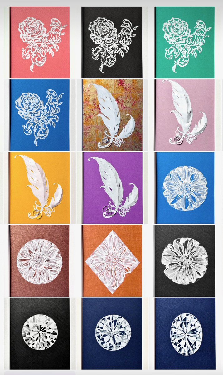 SouMaNoKirie's tweet photo. シリーズ作品　SouMa.piccolo

アートは、飾るだけではなく、暮らしに寄り添う呼吸だと思う。
SouMa.piccoloは、線と余白で描かれる小さな切り絵たち。
あなたの暮らしに、目には見えない変化を灯す、小さな種となりますように。
⬇️
https://t.co/JWsvD4JGdl https://t.co/OF9mZdbeV5