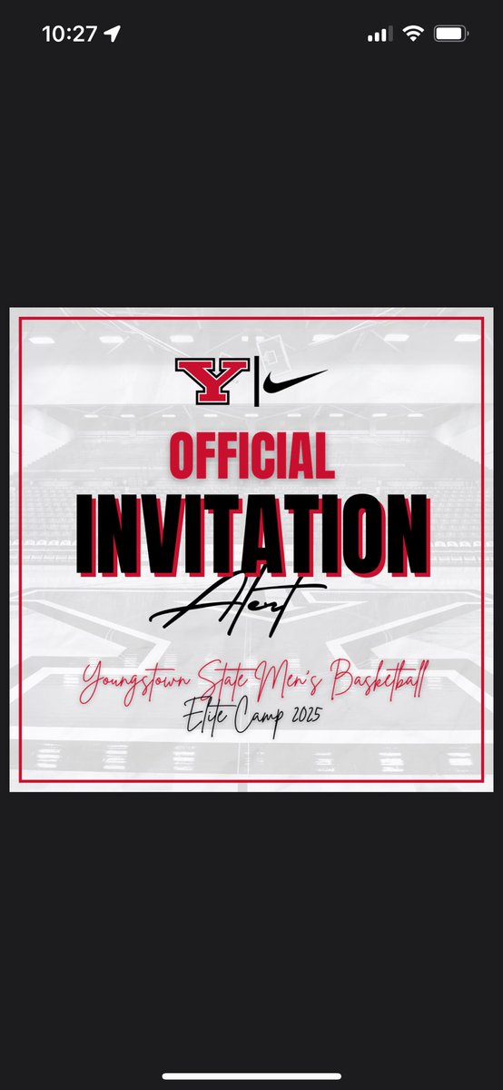 Thank you <a href="/RichWha/">Mark Richmond</a> for the personal camp invite, can't wait to come and compete!!