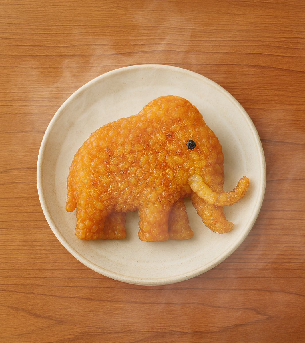 superkakamu's tweet image. マンモスの冷凍おにぎり