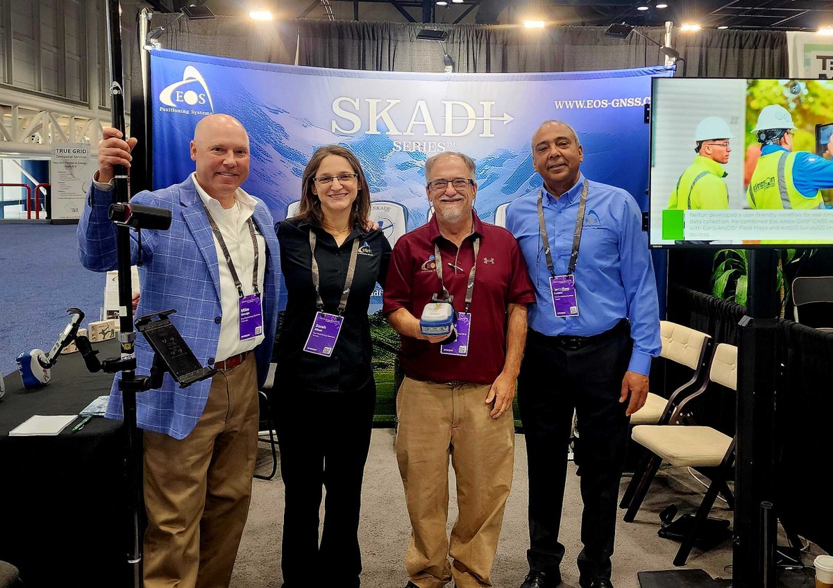 Day two of the #ERGIS expo is about to open! Stop by booth 301 to learn about the latest in high-accuracy mobile mapping technology, including the new Skadi Series #GNSS receivers. Our team would love to give you a demo!

Learn more: ow.ly/79bt50VK6a7 #EosGNSS