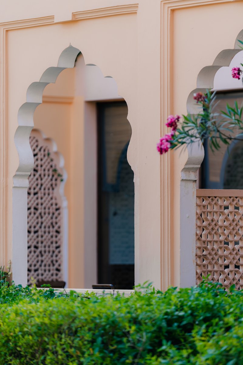 Stroll through Trident, Jaipur, where every arch, corridor and window tells a story of the city's timeless artistry and heritage.

#TridentJaipur #TridentHotels