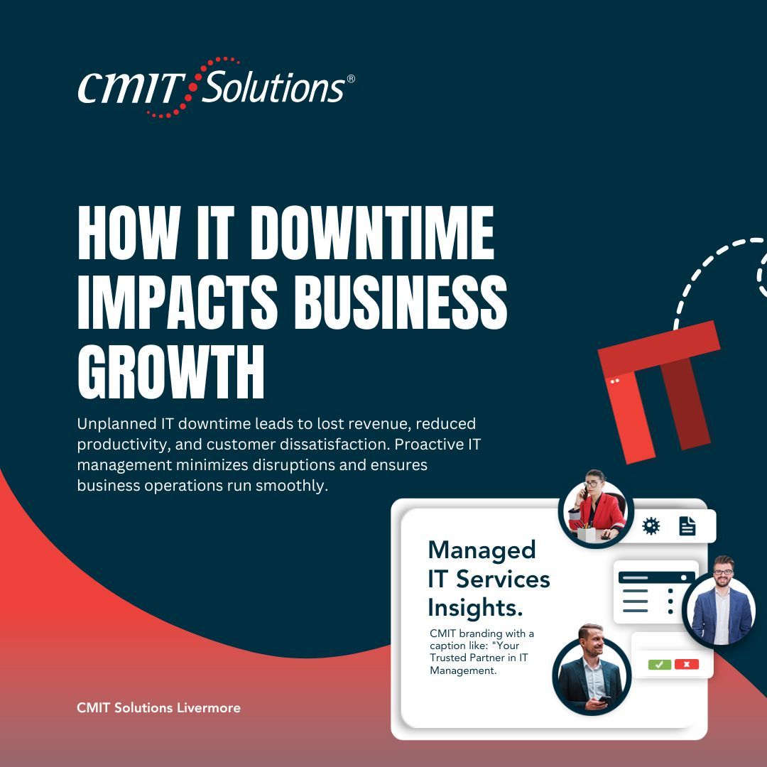 CMITLivermore's tweet photo. Reduce IT downtime and keep operations running efficiently. Reliable tech support is key. 📞 (925) 709-5760 🔗 https://t.co/fpEuyDYBLG #ITDowntime #BusinessContinuity #TechEfficiency #ManagedIT #LivermoreTech #SecureIT #CyberResilience #ITSupport #DataProtection #TechOptimization https://t.co/gB1wbW4SkJ