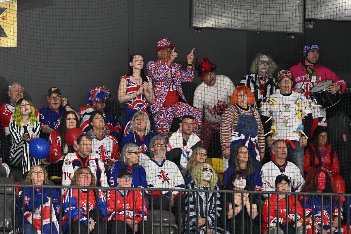 TeamGBicehockey's tweet photo. 🇬🇧 GB Barmy Army - as ever your support was insane today!
💙🤍 You really are The Fifth Line! https://t.co/mO0qVrify5