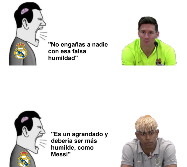 AlbertFCB's tweet photo. El relato es una hoja que se mueve a través de los vientos madridista. https://t.co/l2QO9Zay9D