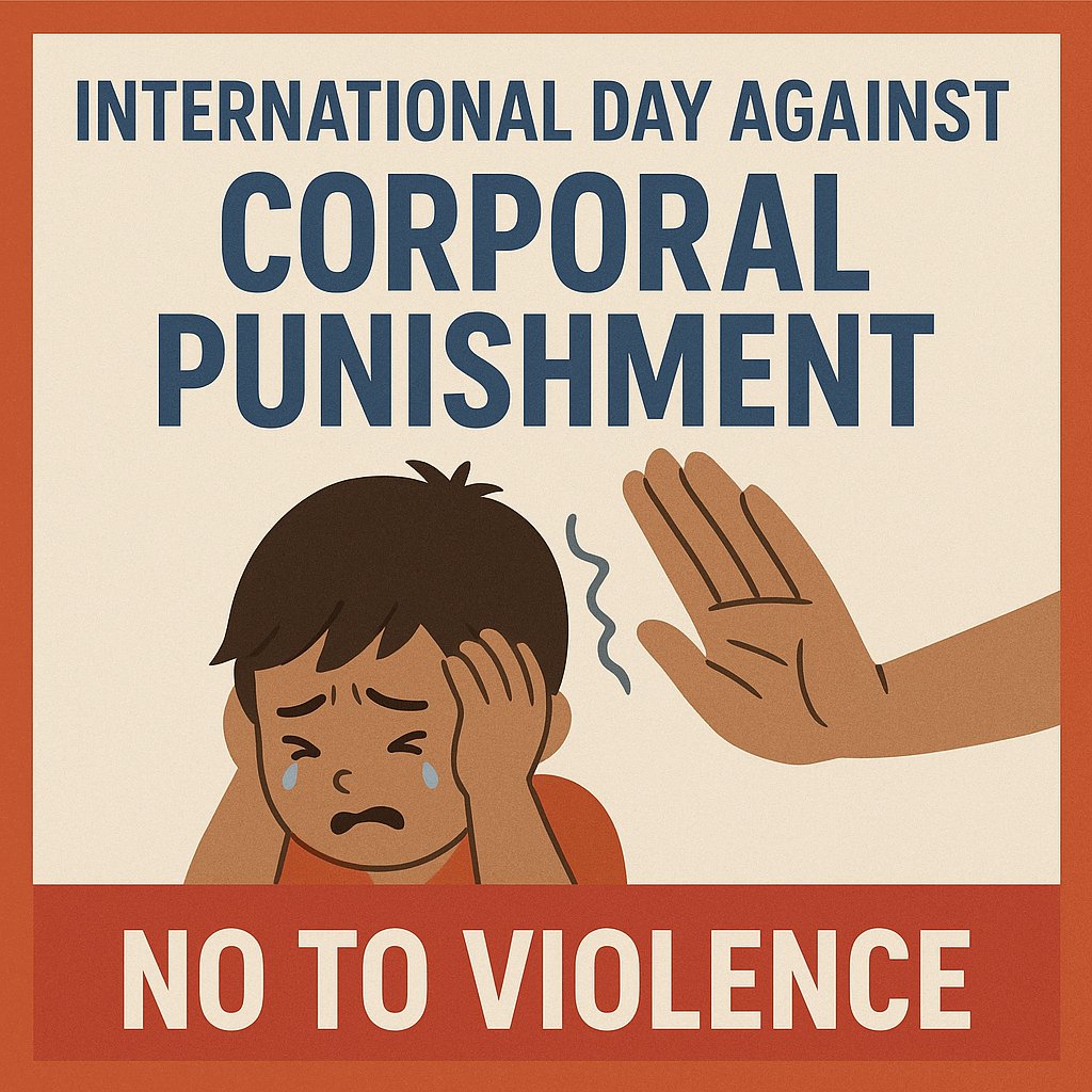 HacmUG's tweet photo. Today, we join the rest of the world to say NO to all forms of corporal punishment, especially in schools, families, and communities where children live. Every child deserves to grow in a safe environment, with no violence.
#HACM #EndCorporalPunishment #ProtectChildren https://t.co/HZjydck7zU