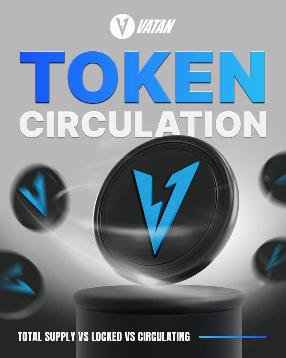 vatangamet's tweet photo. The numbers that shape the future of a token.
Understanding token circulation isn’t optional, it should be a part of your strategy!

#tokencirculation #crypto #token #cryptocoin #maxsupply https://t.co/fkiSkEsi2B
