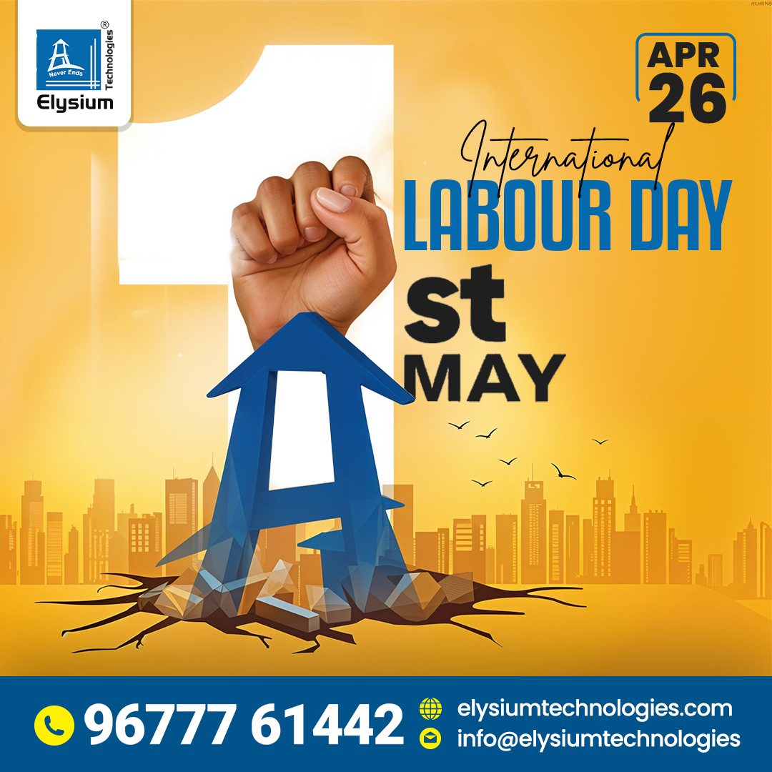 elysiumind's tweet photo. Happy Labour Day from Elysium Technologies Private Limited! 💙
#ElysiumTechnologies #LabourDay2025 #labourday #mayday #labour #may #laborday #workersday #DataScienceProfessionals #CodingLife #BigData #DataDriven #ArtificialIntelligence #PythonDeveloper  #ITProfessionals https://t.co/A9YsPdhYHz
