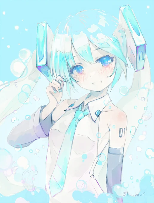 感動すると描きたくなるミク#初音ミク 