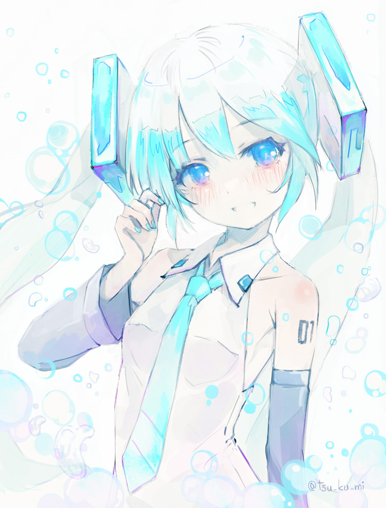 初音ミク「感動すると描きたくなるミク#初音ミク 」|tsukumiのイラスト