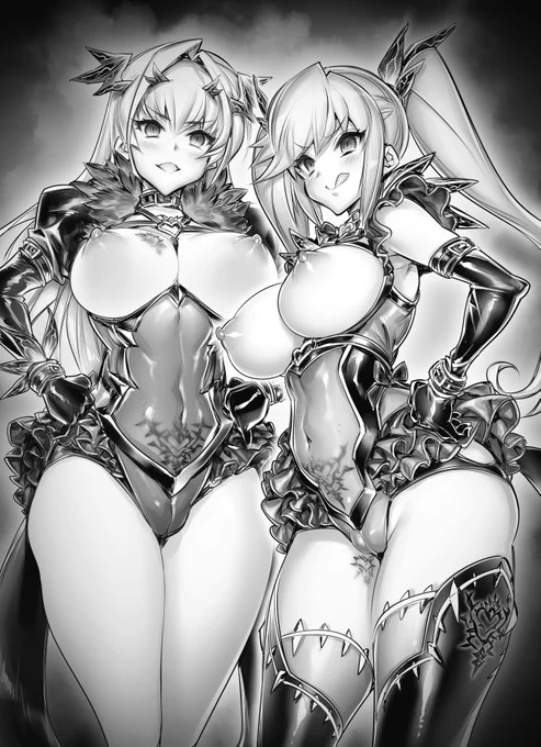 Skebご依頼、突怪よりエンジェルフレア、エンジェルライト悪堕ちifエンド描かせて頂きました。他数件支援サイトまとめて更新してあります。よろしければご支援、ご覧ください～( '▽`)ノ■Ci-en ■Fantia ■FANBOX  