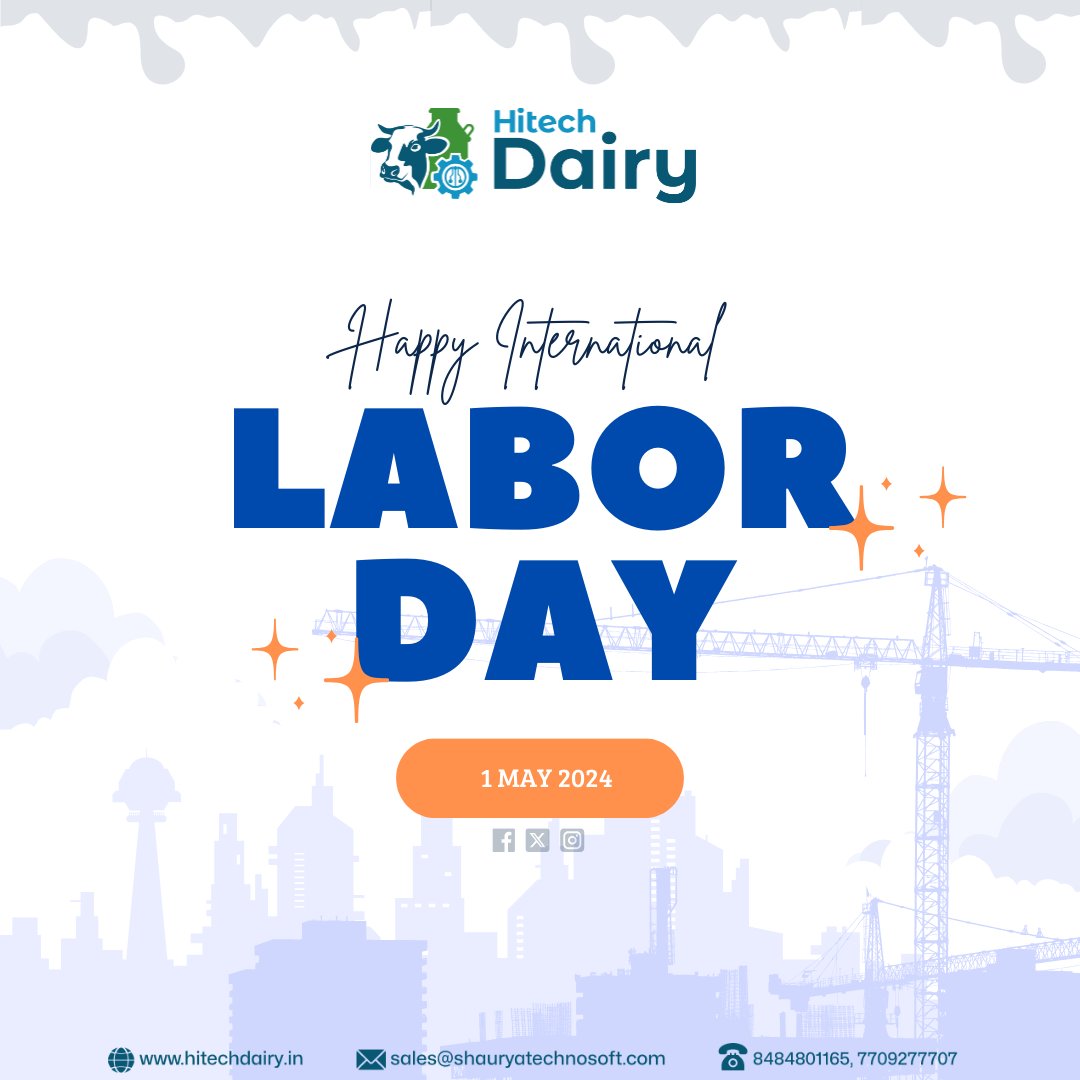 HitechdairyStpl's tweet photo. Cheers to the one who hustle every day.

#LaborDay #RespectForLabor #HardWorkPaysOff https://t.co/cPykMuJtd3