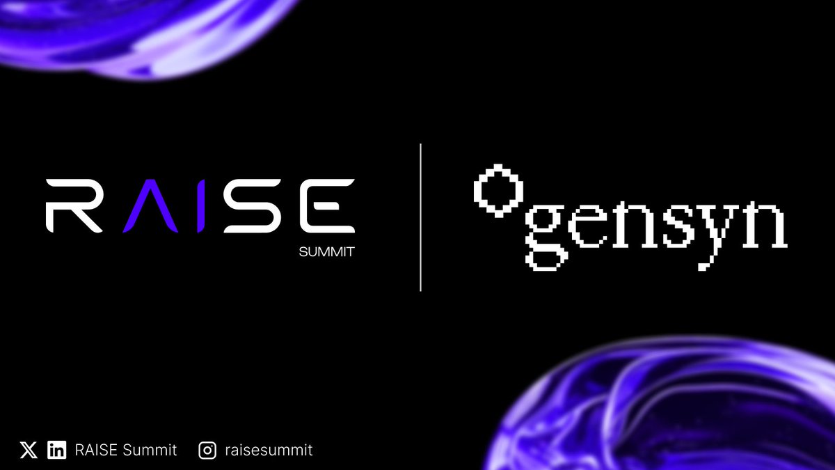 RAISE Summit (@raisesummit) on Twitter photo Proud to spotlight <a href="/gensynai/">gensyn</a>, led by <a href="/_grieve/">Harry Grieve</a> and <a href="/fenbielding/">Ben Fielding</a>, a RAISE Summit 2025 sponsor revolutionizing AI with decentralized computing. Their 2024 alpha marketplace connects developers to global GPUs, slashing costs by up to 80%.
With $50.6M from a16z Crypto, Gensyn’s Proud to spotlight <a href="/gensynai/">gensyn</a>, led by <a href="/_grieve/">Harry Grieve</a> and <a href="/fenbielding/">Ben Fielding</a>, a RAISE Summit 2025 sponsor revolutionizing AI with decentralized computing. Their 2024 alpha marketplace connects developers to global GPUs, slashing costs by up to 80%.
With $50.6M from a16z Crypto, Gensyn’s