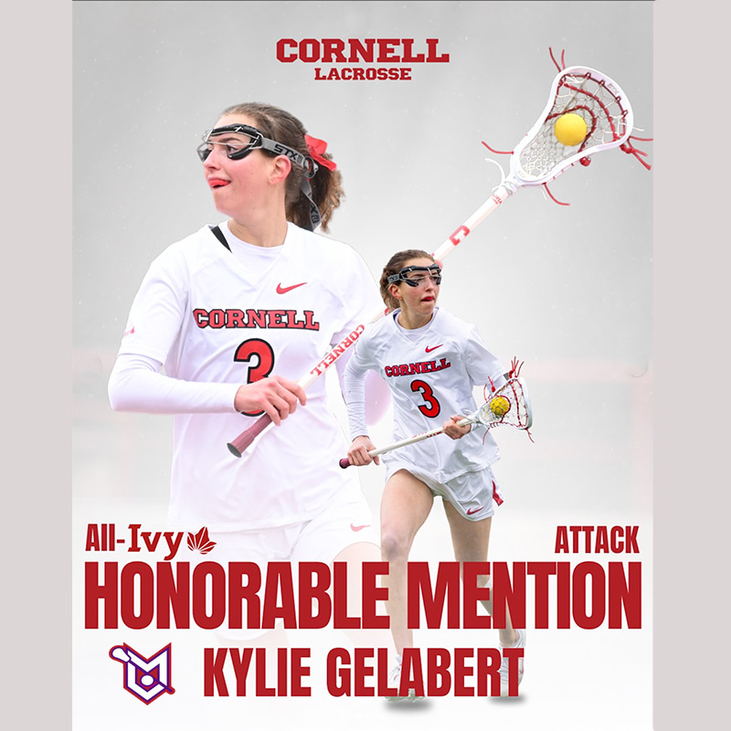 Monster Alumni Watch: Kylie Gelabert, Cornell Senior from Victor, was selected as All-Ivy Honorable Mention Attacker! Kylie led the Big Red in scoring with 58 points on 26 goals and 32 assists. Congrats Kylie! #MonsterProud