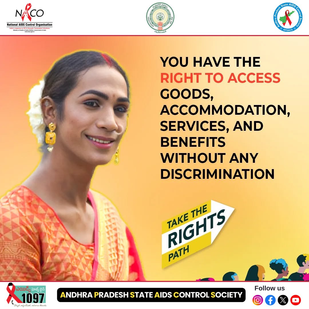 APSACS2020's tweet image. ⚖️ Equal Access for All
Your health status should never be a barrier to the essentials of life.
Everyone—regardless of HIV status or any health condition—deserves:
💠 Dignity
💠 Respect
💠 Equal opportunity

#EqualAccessForAll #HealthcareWithoutStigma #HIVAwareness #EndHIVAIDS