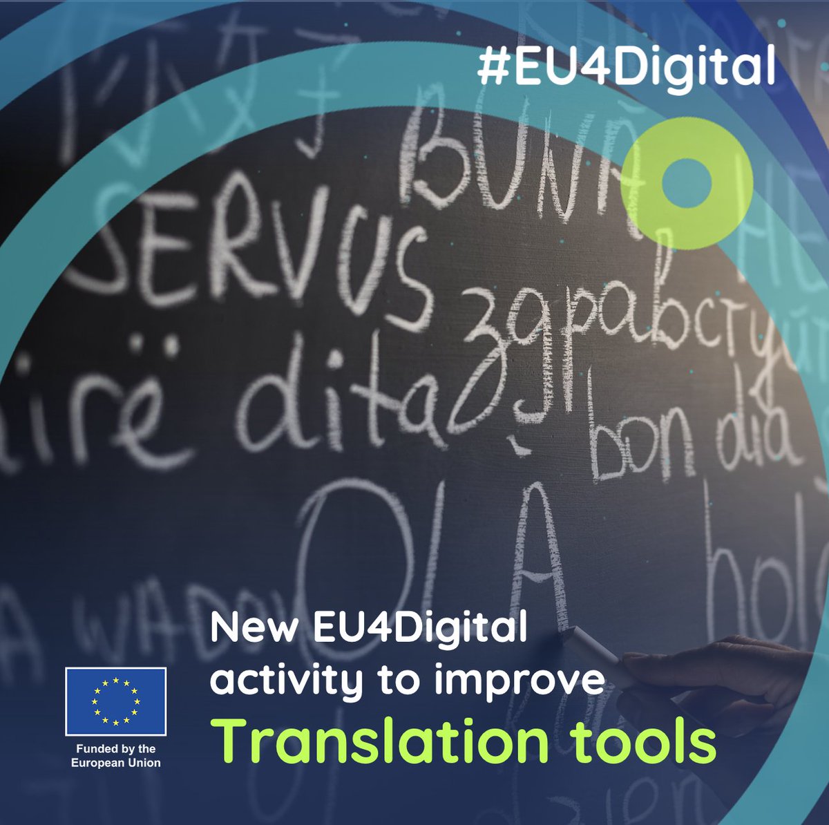 #EU4Digital will help strengthen #NeuralMachineTranslation in EU candidate countries:

🌍 Albania
🌍 Bosnia &amp; Herzegovina
🌍 Moldova
🌍 Montenegro
🌍 North Macedonia
🌍 Serbia
🌍 Turkey
🌍 Ukraine

Multilingual digital services &amp; regional integration=&gt; bit.ly/429ov2H