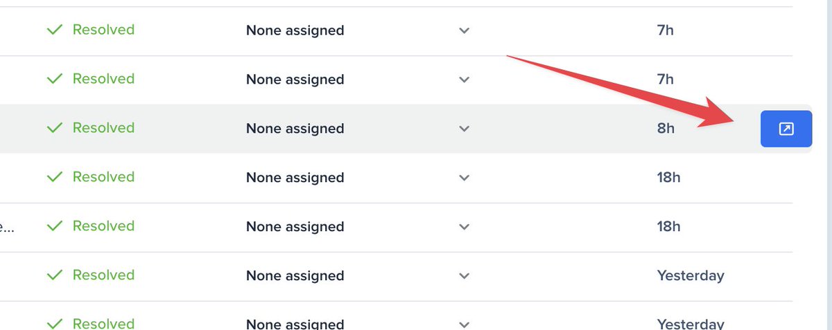 eliottvct's tweet photo. @Phonosheet @crisp_im Le but c'est d'avoir un layout proche d'un client mail classique type Gmail. Si vous souhaitez, vous pouvez utiliser ce bouton à droite de chaque conversation, qui affichera la conversation en mode "preview", laissant la liste des conversations en arrière plan. https://t.co/Fss5LE0FFH