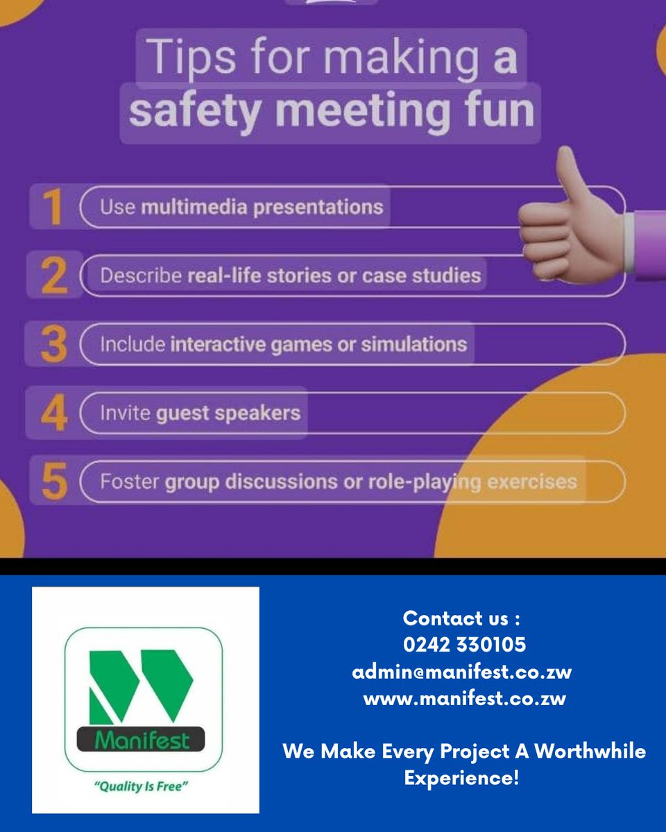 ManifestCS_25's tweet photo. Always making safety a priority! 

Contact us today! 
☎️ 0242 330105 
📧admin@manifest.co.zw 
🌐https://t.co/J3JngG6TdR 

#construction #building #Civils #contractor #engineering #renovation #redecoration #constructionworks #manifestbuildingandcivilengineering #projectadvisory https://t.co/GPyXL1KFQf