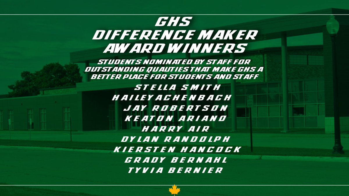 We’re excited to announce our Students of the Week—these individuals have been nominated by staff for making a positive impact in our school. Thank you for being a great example to others and helping create a positive school environment. Keep up the great work!