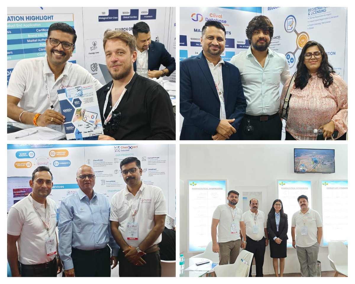 LSIntellipedia's tweet photo. Two Impactful Days at ChemExpo India! Thank You for Making It a Success!

Team Lifescience Intellipedia Pvt. Ltd. wraps up an amazing two days at ChemExpo India with meaningful conversations, exciting collaborations, and powerful connections. https://t.co/hEWoXld3A1