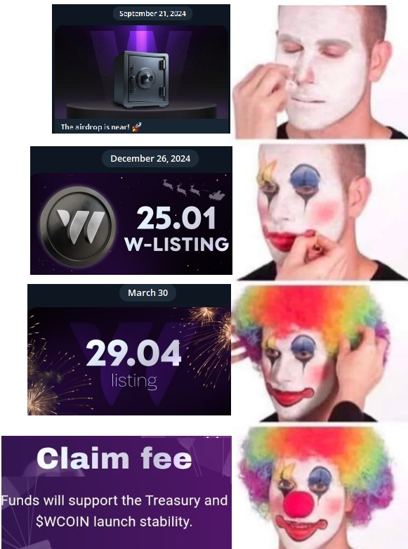 luquch's tweet photo. #CryptoScam #Wcoin #AirdropScam #StayAlert #Crypto #Telegram https://t.co/oIS91xI6Tr