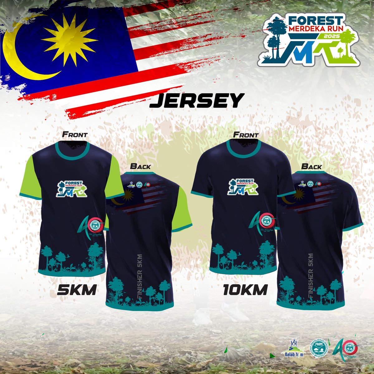 FRIMKepong's tweet photo. FOREST MERDEKA RUN 2025 

📅9/8/25
🕖7:30 pagi
📌@FRIMKepong #Selangor
📝Daftar: 🔗 https://t.co/MhilSV9Elk

🏃‍♂️Laluan 5km (RM45) &amp; 10km (RM65)
🎟️Early bird untuk 200 peserta terawal

#FRIMClub #ForestMerdekaRun2025 #NationalHeritage #running #runners #run https://t.co/U0eMxdwNnt