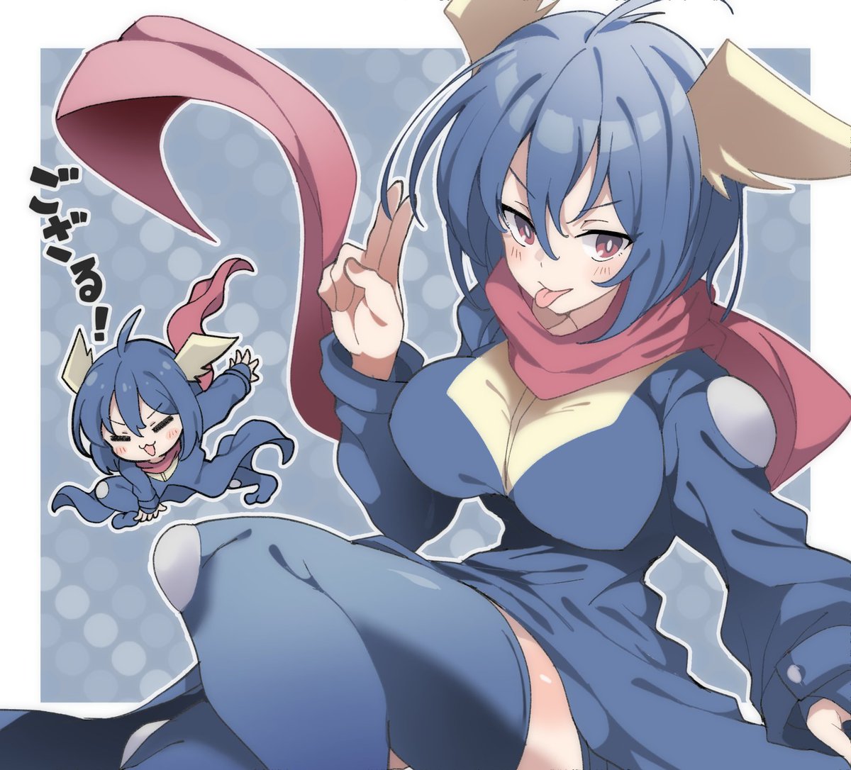 #今月描いた絵を晒そう
擬人化 