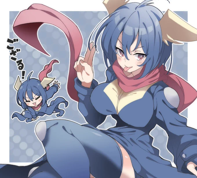 #今月描いた絵を晒そう
擬人化 