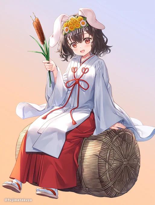巫女服 因幡てゐ #東方Project 