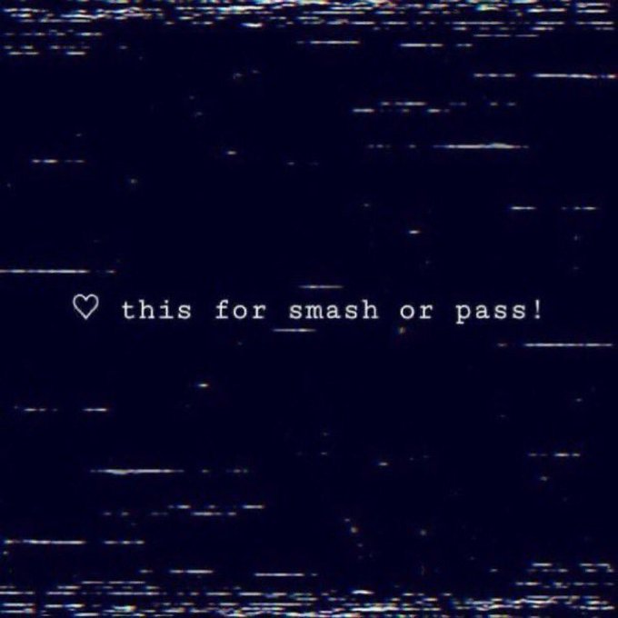 Smash means you should enter my DM'S NOW! 

Pass means pass.

Pretty simple, even I understand the rules, hihi

❤️‍🔥➕🔄