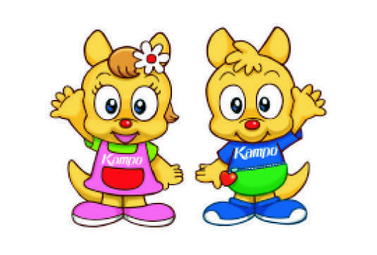 簡保のカンちゃん 前の簡易保険のマスコットでした。カンガルー #ヒサ