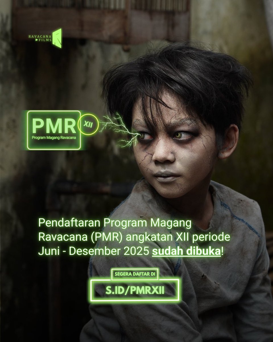 ✨Program Magang Ravacana udah buka lagi!✨

Buruan daftar sebelum 8 Mei 2025 pukul 10:00 WIB!🤩💚

#janganragubertanyaPMRXII #janganragumendaftarPMRXII

Form Pendaftaran PMR XII :
s.id/PMRXII