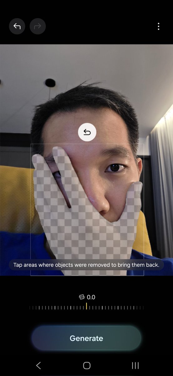 spin9's tweet image. AI บนมือถือตอนนี้นี่ Samsung โหดจัด เดินเกมดี อัพย้อนหลังให้เครื่องเก่า 2-3 ปี รองรับฟีเจอร์ใหม่ได้เกือบหมด S23 ก็ยังใช้ดี อัพ One UI 7 ได้ 

ลอง Generative Edit ลบมือที่ปิดหน้าครึ่งนึงปิดตาข้างนึง ยังเจนหน้าออกมาเหมือนตัวจริง โหดเกินนนน