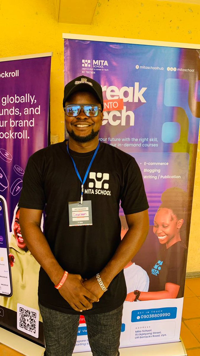Getting sorted We’ve set up!

 Banners? Check. Flyers? Ready. Smiles? Always. 

Now we’re getting ready to speak with students, answer questions, and share how Mita School can help them start their tech journey  no matter their background.

#Uniuyoconnect #TheFow  #MitaSchool