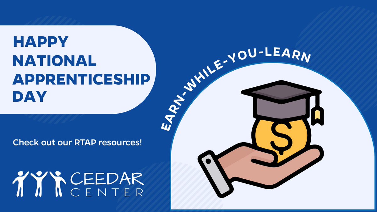 CeedarCenter's tweet image. It’s National Apprenticeship Day 2025! 🎉 Registered Teacher Apprenticeship Programs (RTAPs) nationwide are preparing future teachers through innovative, “earn-while-you-learn” pathways! To learn more, check out the CEEDAR Center’s RTAP resources ➡️ ceedar.education.ufl.edu/teacher-appren…
