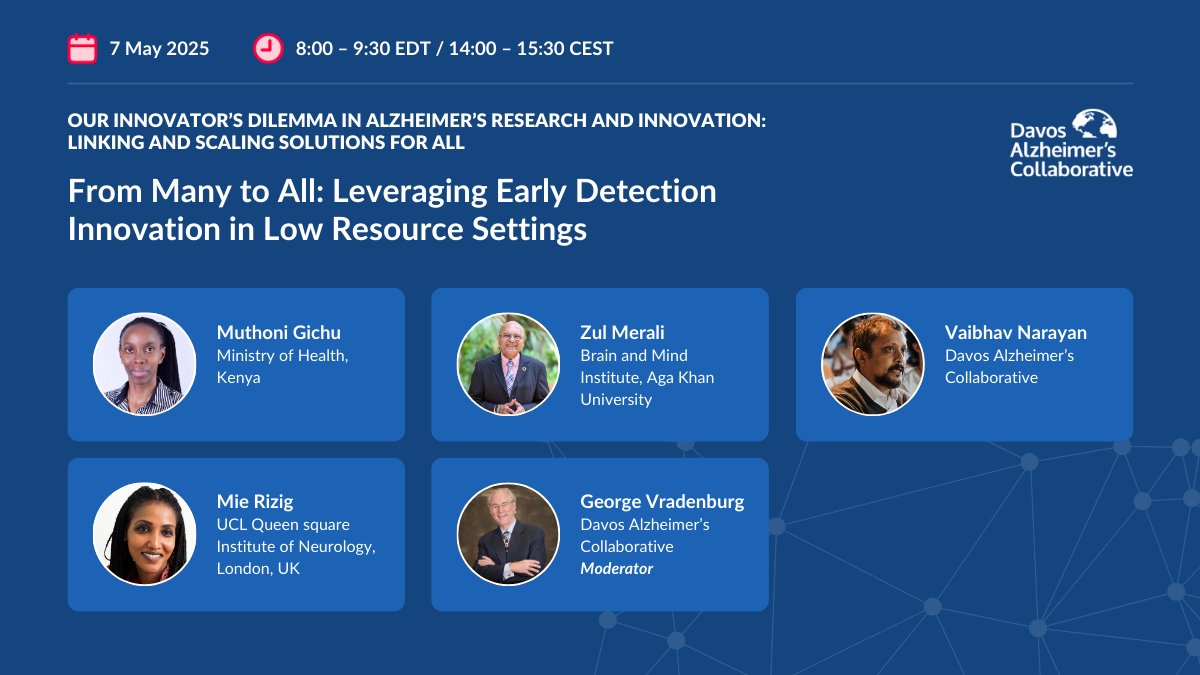 Prof. Zul Merali, will speak at the upcoming Meeting of the DAC Healthcare System Preparedness #LearningLab on May 7, 2025. This gathering will bring together researchers, industry experts, policymakers, and public health leaders to drive forward innovation in brain health.