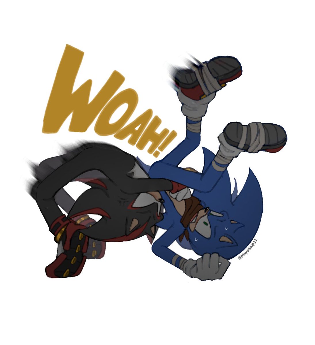 mayosoup11's tweet photo. sonic wasn't ready 4 that lol🙈
#sonadow #Shadonic https://t.co/4OSjaGujs2
