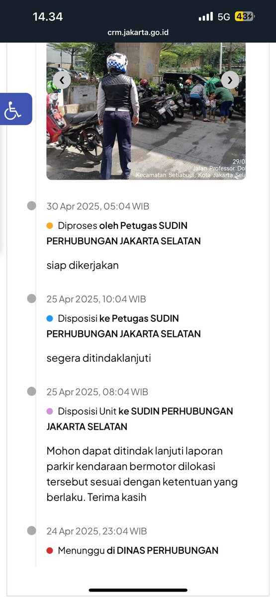 jimbodrum's tweet photo. Apanya yg selesai pak @dishubjakarta ? @pramonoanung @TMCPoldaMetro @NTMCLantasPolri  masih aja yuh parkir https://t.co/IEl7aaL7nk