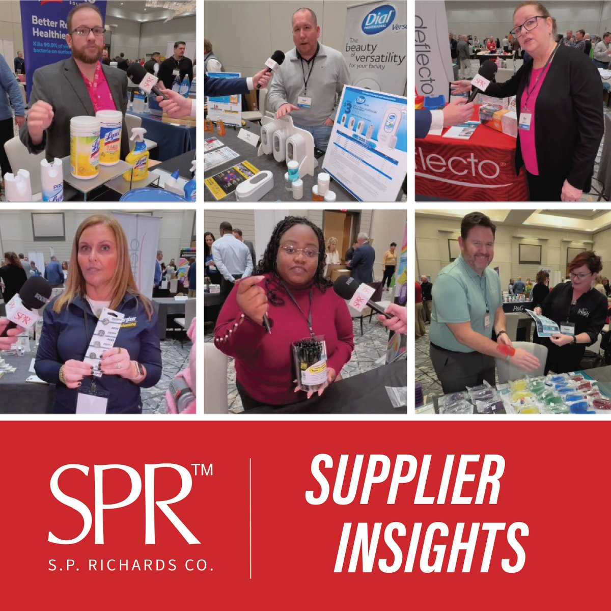 SPRichardsCo's tweet image. 📺 New on SPR Studio via YouTube: Quick, insightful shorts from our supplier partners!

🧼 @Lysol
🧴 @Dial
🗂️ @Deflecto
🔦 @Energizer
✍️ @PilotPenUSA
🌸 @FresherProducts

Watch now: youtube.com/@SPR_Studio/sh…

#SupplierSpotlight #YouTubeShorts #WorkplaceSolutions