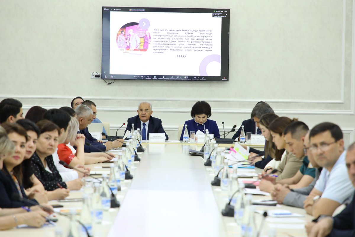 Миллий маслаҳатлашувлар: Инсон ҳуқуқлари бўйича 2030 йилгача бўлган Миллий стратегия лойиҳаси муҳокамалар марказида
insonhuquqlari.uz/uz/news/m15440