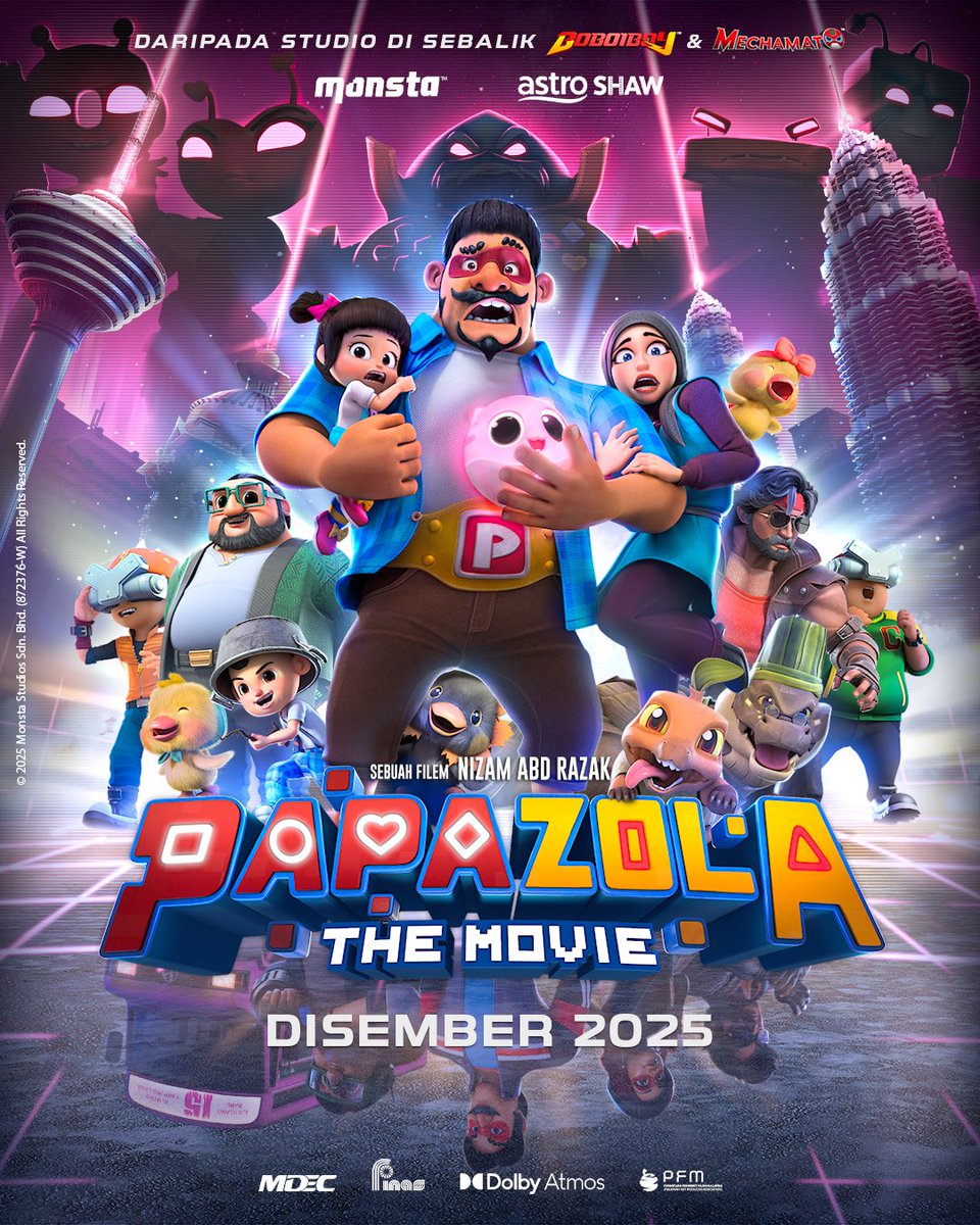 6_Nuggets's tweet photo. we just got some new posters, for both papa zola: the movie & the second ejen ali movie
rise up malaysian animation industry ♥️🇲🇾 #animy https://t.co/wcEKtFVRZK