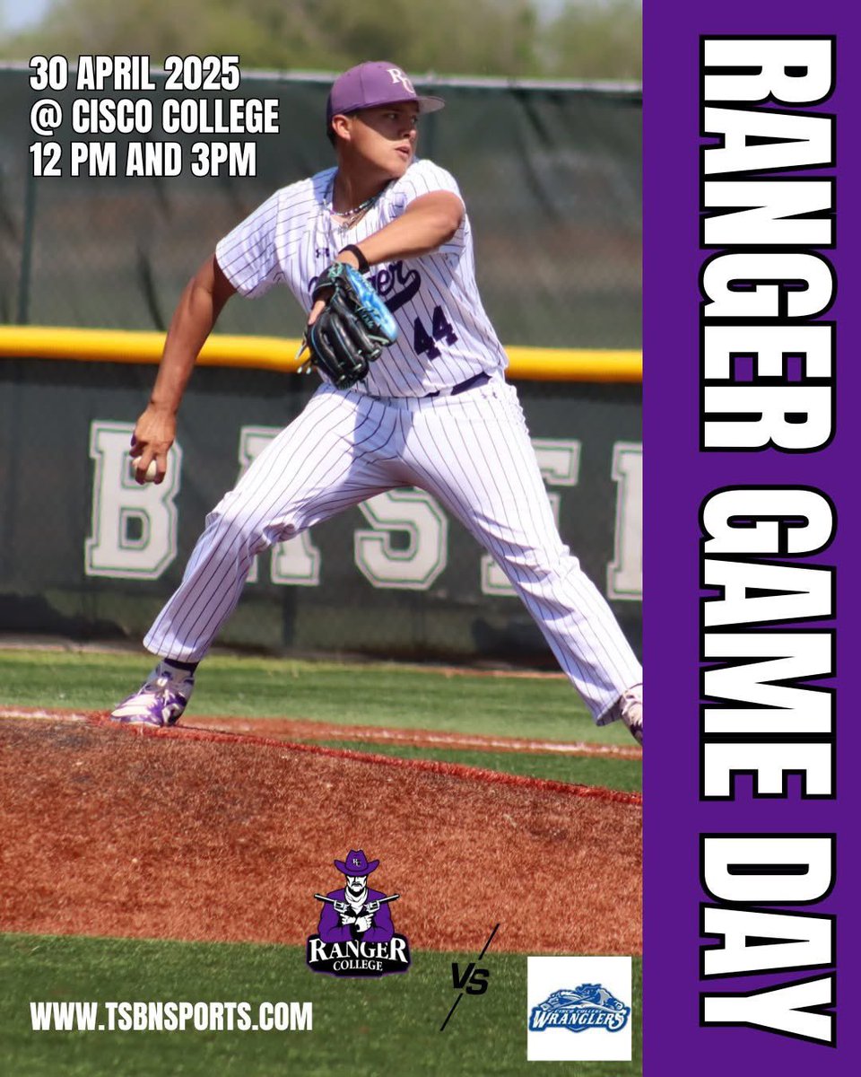 Ranger College Baseball (@rangerbaseball_) on Twitter photo It's Game Day! Ranger will play at Cisco College today starting at 12pm #rangercollege #pistolsup It's Game Day! Ranger will play at Cisco College today starting at 12pm #rangercollege #pistolsup