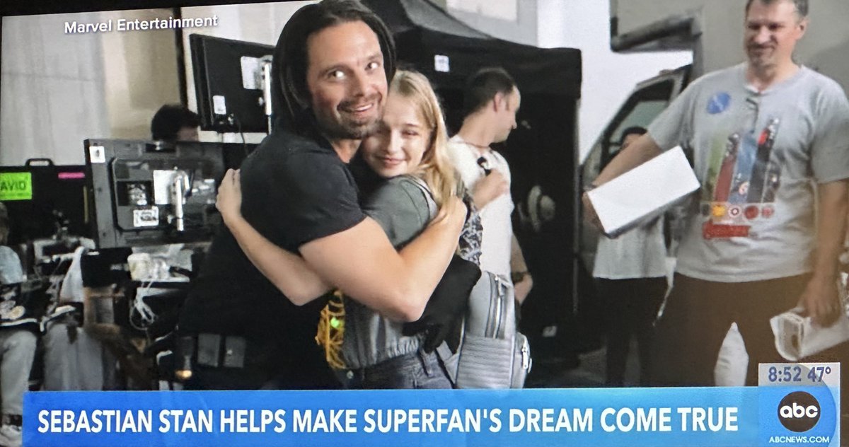 tbolts_news's tweet photo. Sebastian Stan granted a wish for a Make-A-Wish kid during the filming of ‘THUNDERBOLTS*.’ https://t.co/ENeH8wBwJN
