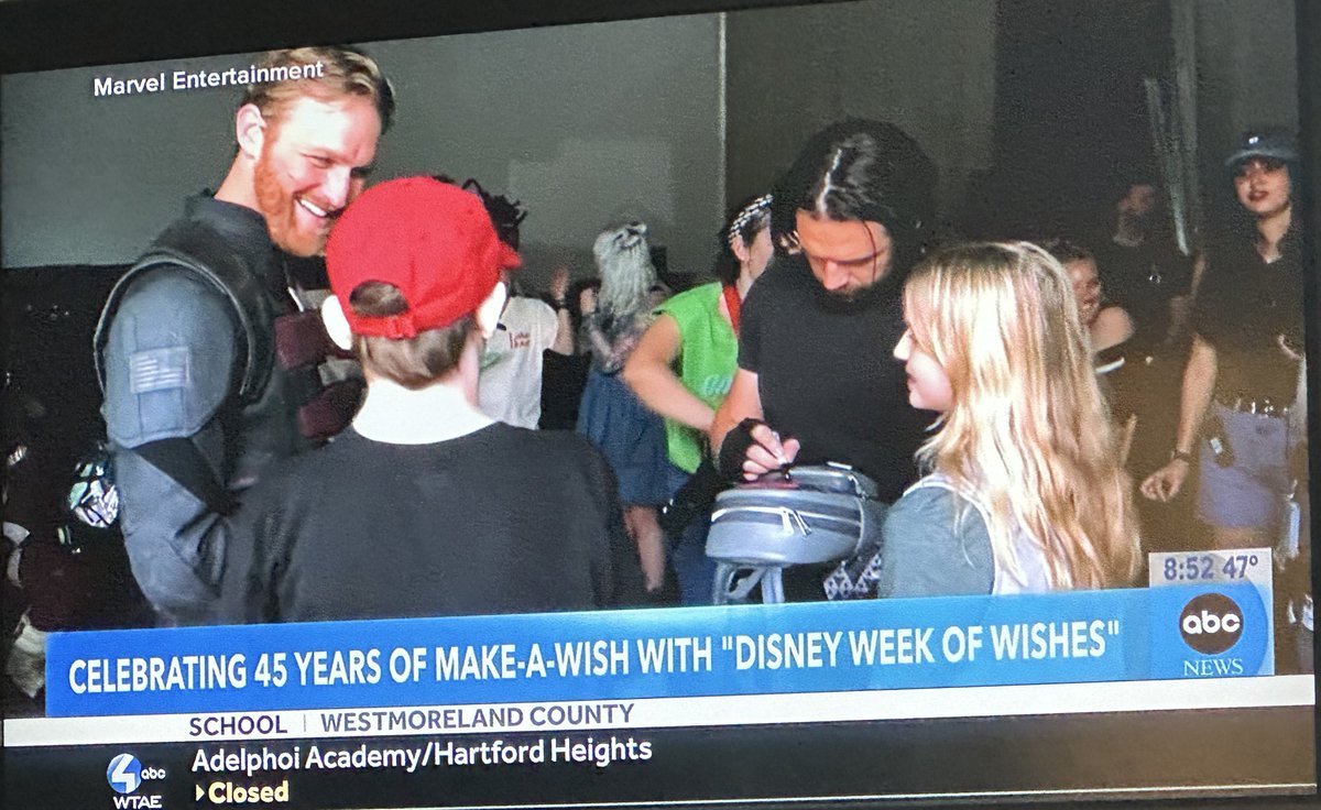 tbolts_news's tweet photo. Sebastian Stan granted a wish for a Make-A-Wish kid during the filming of ‘THUNDERBOLTS*.’ https://t.co/ENeH8wBwJN