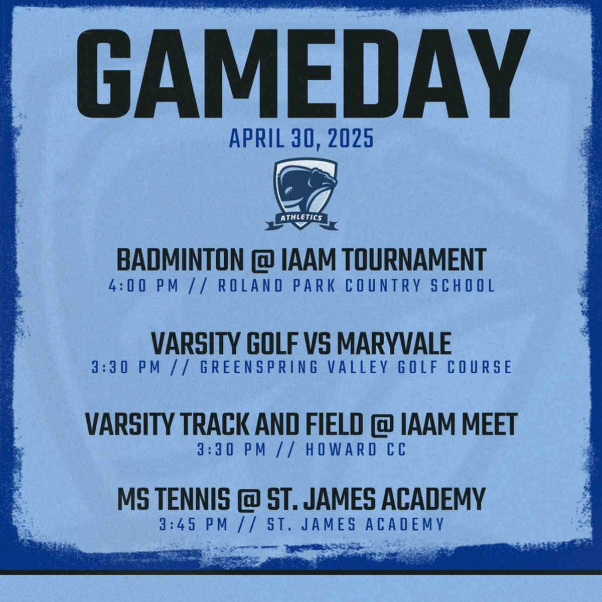 Wishing the BEST of luck to our 4 amazing teams competing off campus today!  You've got this!  #GOGRIZZLIES